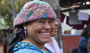 Margarita Valenzuela, coordenación da Asociación Cordinadora Nacional de Pobladores de áreas marginales de Guatemala (ACONAPAMG)