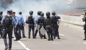 represión policia honduras