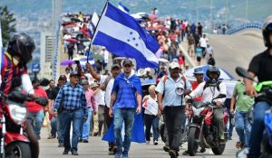 Honduras protesta paro