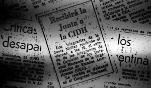 La delegación de la CIDH llegó a Argentina el 6 de septiembre de 1979. Foto Cedoc Perfil La delegación de la CIDH llegó a Argentina el 6 de septiembre de 1979. Foto Cedoc Perfil