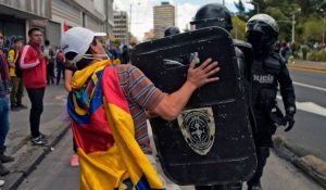 Ecuador represión