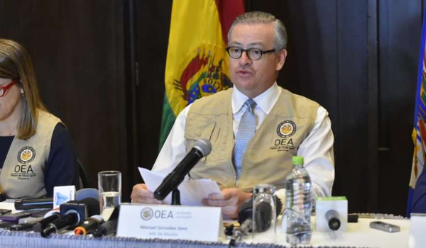 Elecciones en Bolivia: Misión de la OEA no denuncia fraude pero recomienda  convocar a una segunda vuelta - NODAL
