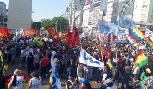protesto Argentina Bolívia