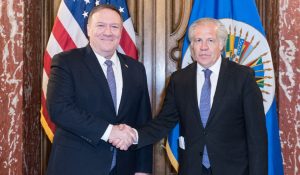 Luis Almagro Mike Pompeo OEA EEUU