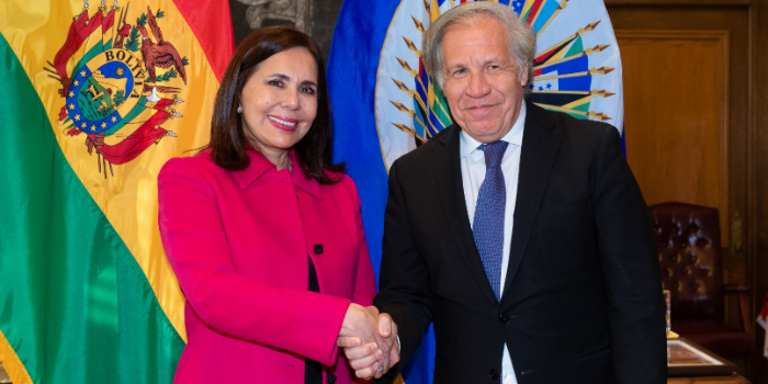 karen longaric luis almagro OEA - NODAL