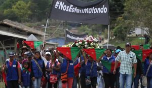 asesinato de indígenas - colombia