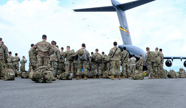 A inicios de este año, soldados estadounidenses estuvieron en la base militar de Tolemaida. Foto: Cortesía Fuerzas Militares de Colombia