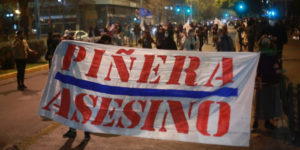 Sebastián Piñera Chile protesta