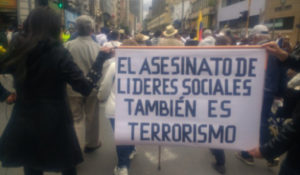 asesinato líderes sociales colombia