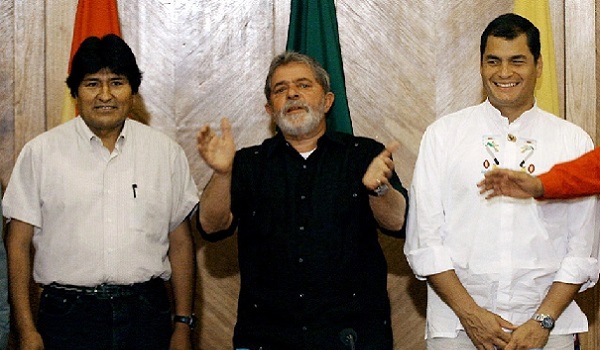 Evo Morales, Lula da Silva y Rafael Correa - Por Juan Manuel Karg - NODAL