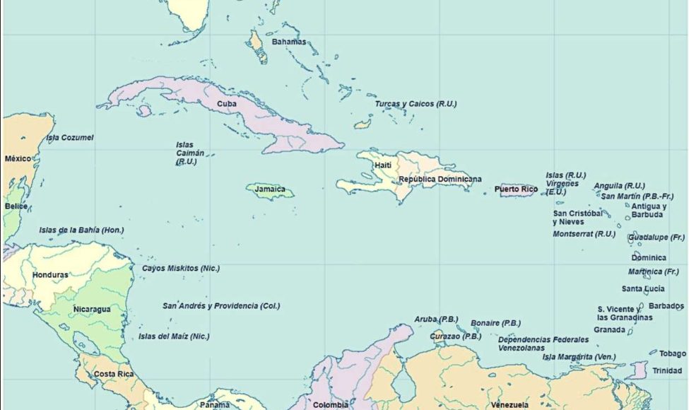 Mapa caribe