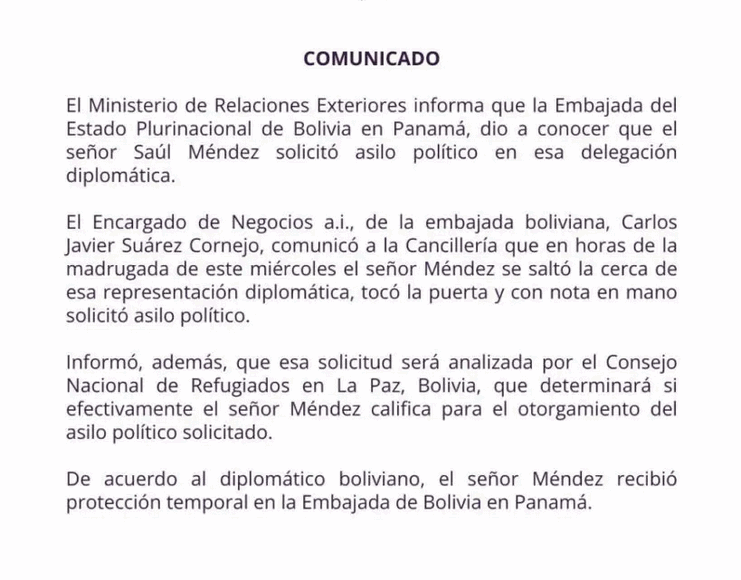comunicado