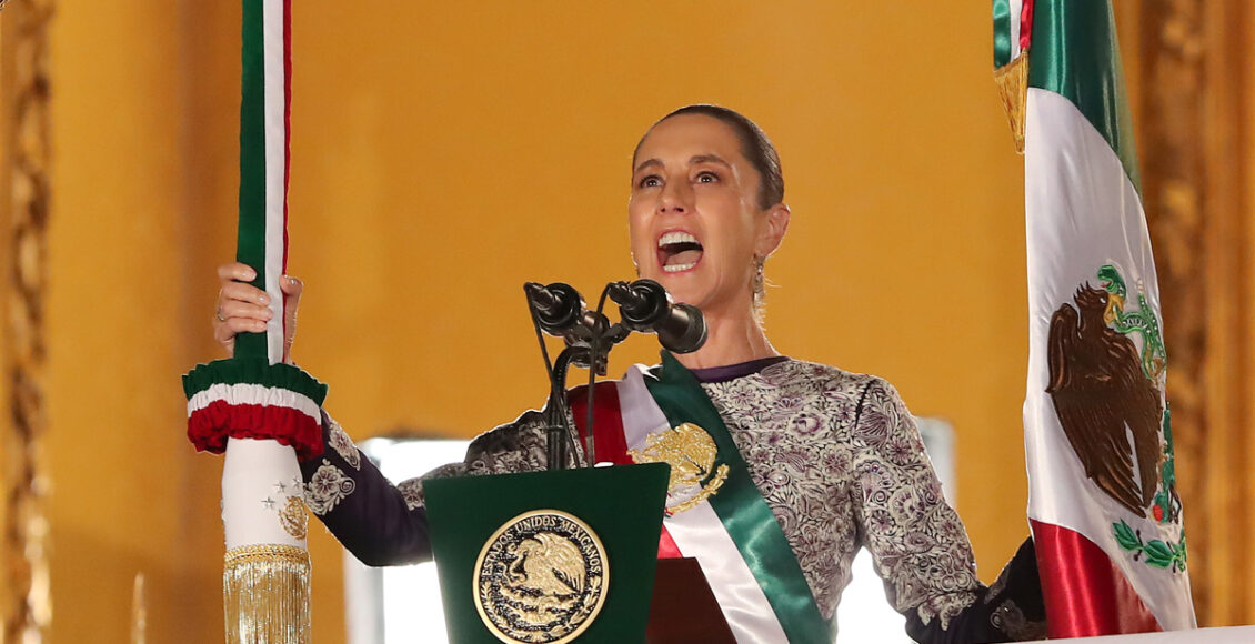 Sheinbaum celebra su primer Grito de Independencia con Zócalo repleto